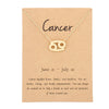 12 Zodiac Sign Necklaces With Cardboard Constellations Pendant Gold Color Chains Choker For Women Birthday Jewelry - Image 30