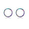 2Pcs 316L Stainless Steel Twist Hinged Septum Nose Rings Hoops for Women Men, Septum Clicker Cartilage Tragus Helix Ear Piercing - Image 8