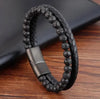 Stainless Steel Bracelet Tiger Eye Stone Beads Bracelet Lava Stone Beads Stainless Steel Bracelet Men Women Jewelry - Image 9