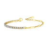 Paper Clip Chain Tennis Bracelet for Women Colorful 2.5mm Zircon Charm Bracelet Hand Chain Y2K Accessories Gift Jewelry - Image 8