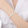 Charm Silver Bead Bracelet Bracelet Cute Feminine Party Wedding Jewelry With Adjustable Size - Image 5