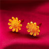Aniid Flower Earrings Gold Color Stud Earrings for Women Nigerian Earrings Party Wedding Jewelry Gift - Image 21