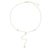 Lucky Cute CZ Star Eye Hand Chai Charm Lariat Y Necklace Amulet Judaism Sign of Life Gold Color Women Jewelry - Image 1