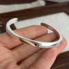 Silver Bracelets for Women Men String Accessories Vintage Narrow Simple Pendant Party Jewelry Gift - Image 1