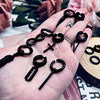 1 Pcs Clip On Hoop Earrings For Men Women Stainless Steel Fake Non Piercing Magnetic Dangle Earring Black Huggie Hoop - Image 5