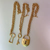 Retro Chain Key-lock Shape Pendant Necklace - Image 3