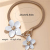 Cherry Blossom Charm Anklets for Women Summer Beach Accessories Gold Color Chain Anklet Leg Bracelets Wedding Gift - Image 5