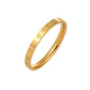Stainless Steel Textured Rings with Starburst Heart and Three-Piece Options - Image 10