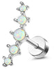 Flat-Back Cartilage Piercing Studs and Hoops in Multiple Styles - Image 9