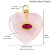 Heart Drop Shape Pendant Necklace,Amethyst Turquoise Red Black Agate Jade Agate Amethyst Amazonite Jewelry Supplies - Image 8