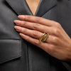 Simple Individuality Crossovers Rings for Women Temperament Creativity Open Mouth Rings Party Charms Jewelry Gifts - Image 3