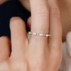 Simple Stylish Female Finger-ring with Marquise Round Cubic Zirconia Women Rings Versatile - Image 2
