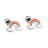 316L Surgical Steel Earrings Cute Style Silver Color Screw Back Oil Dripping Stud Earrings Body Piercing Jewelry Party - Image 5