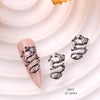 Tszs 10pcs/lot 3D Alloy Silver Gold Chinese Dragon Nail Decorations Year Chinese Dragon Nail Art Charms - Image 9
