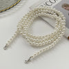 Imitation Pearl Chain Anklet Bracelet for Women Bohemian Rhinestone Cross Pendant Anklets Summer Foot Jewelry - Image 6