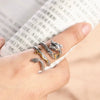 Buyee Silver Unique Big Ring Elegant Chinese Dragon Open Ring Finger for Men Rock Punk Jewelry Circle Gift - Image 3
