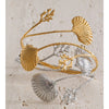 Ocean Style Stainless Steel Metal Shell Adjustable Upper Arm Open Bangle Pvd Plated Summer Beach Holiday Jewelry - Image 5