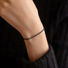 Red or Black Cord Bracelet with Bead Detail and Adjustable Fit - Image 2