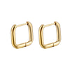 Men's Earrings Geometric Polygonal Stainless Steel Ear Buckle Ring Women Chic Earring Small Hoop Punk Party Ear Jewelry - Image 9