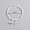 Bohemian style rice bead flower mixed with pearl women's beach anklet - Image 5