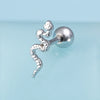 1pc Stainless Steel Cartilage Tragus Helix Piercing Earrings for Women Men Punk Snake Bee Spider Moon Star Stud Earring 18G - Image 23