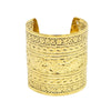 Gold/Silver Plated Alloy Carved Wide Cuff Bracelet Adjust Women's Open Cuff Bangle Gothic Ethnic Punk Style Bracelet - Image 10