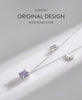 Modian 925 Sterling Silver Luxury Round Zircon Constellation Scorpio Chain Necklace Pendant For Women Jewelry Bijoux Girl Gifts