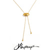 70cm Sweater Chain Jewelry Stainless Steel Oval Geometric Drop Stretchable Necklace for Women Minimalist Charm Pvd Jewelry - Image 1