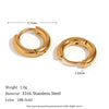 Cubic Zirconia Huggie Hoop Earrings in Multiple Sizes - Image 18