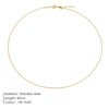 Long Layered Pendant Necklace Stainless Steel Necklace Chocker Necklaces for Women Jewelry - Image 9