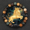 Astrology 12 Zodiac Bracelet Stone Zodiac Constellation Bracelet Gift for Men Women Sagittarius Virgo Aquarius Bracelet - Image 12
