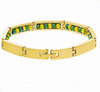 GD Religious Stainless Steel South Africa Bracelet Green And Yellow Color Orula Hidden Bracelet Yellow Beads Unisex Bangle - Image 11