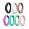 1pc Sports Hypotenuse Silicone Ring 7 Color for Women Wedding Rubber Bands Flexible Finger Rings - Image 2