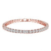 (19 cm 17 cm x 4 mm) Gold Plated Multiple Colors Powder Zirconia Bracelet For Women Jewelry - Image 12