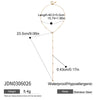 Stainless Steel Y-Shaped Pendant Necklace with Stone Details - Image 13