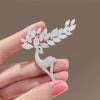 Full of Rhinestone Sika Deer Brooch Pin for Women Men Gold Plated Silver Color Crystal Animal Christmas Jewelry Gifts - Image 6