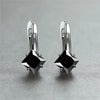Cute Female Champagne Square Jewelry Crystal Zircon Stone Hoop Earring Rose Gold Color Wedding Earrings For Women - Image 20