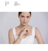Stylish Cubic Zirconia Stainless Steel Wrist Bangle Bracelet Gold Plated Jewelry for Women Charm - Image 11