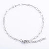 2.5/2.7/4mm Adjustable Stainless Steel Paperclip Chain Bracelet for Women Hand Bangle Ankle Anklet Wristband Metal Jewelry Gift - Image 7