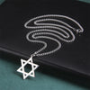 Eueavan Star of David Pendant Necklace Women Men Stainless Steel Gold Silver Black Color Classic Six-pointed Star Jewish Jewelry - Image 8