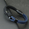 Bicolor Thread Bracelet For Men Magnet Buckle Concentric Knot Nautical Marine String Braslet Bangle Ukrainian Braclet - Image 7
