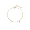 Silver Star Inlaid Opal With Mini Zircon Chain Bracelet For Women Elegant K Gold Jewelry Gift - Image 11