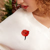 Acrylic Rose Pins for Women Unisex Flower Brooches Event Party Backpack Decoration Clothes Accessories - Image 2