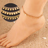 316L Stainless Steel Chain Anklet For Women Round Star Heart Tassel Pendant Ankle Bracelet On Leg Foot Summer Beach Jewelry Gift - Image 1