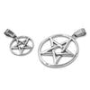 Classic Pentagram Shield Pendant Necklace Stainless Steel Charm Jewelry Star Biker Men Pendant - Image 3