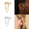 Cross Ear Cuff Non Pierced Earrings for Women Silver Micro Pave CZ Small Clip on Earrings Cartilage Jewel 1PC - Image 5