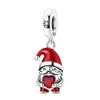 Silver Charm Pendant Christmas Stocking Cat Gingerbread Man Reindeer Bead Fit Bracelet Bangle Woman Jewelry - Image 27