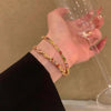 Colorful Crystal Zircon Bracelet for Women Adjustable Opening Bracelet Bangle Wedding Charm Jewelry Gifts - Image 2