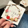 Lovely Apples Charm Bracelet for Girls with Brown Cord Fun and Stylish Accessory for Women Ladies Jewelry - Image 5