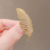 Rhinestone Yellow Maple Brooches Vintage Maple Leaf Green Crystal Pendant Woman's Brooch Pin Accessories Gift - Image 16